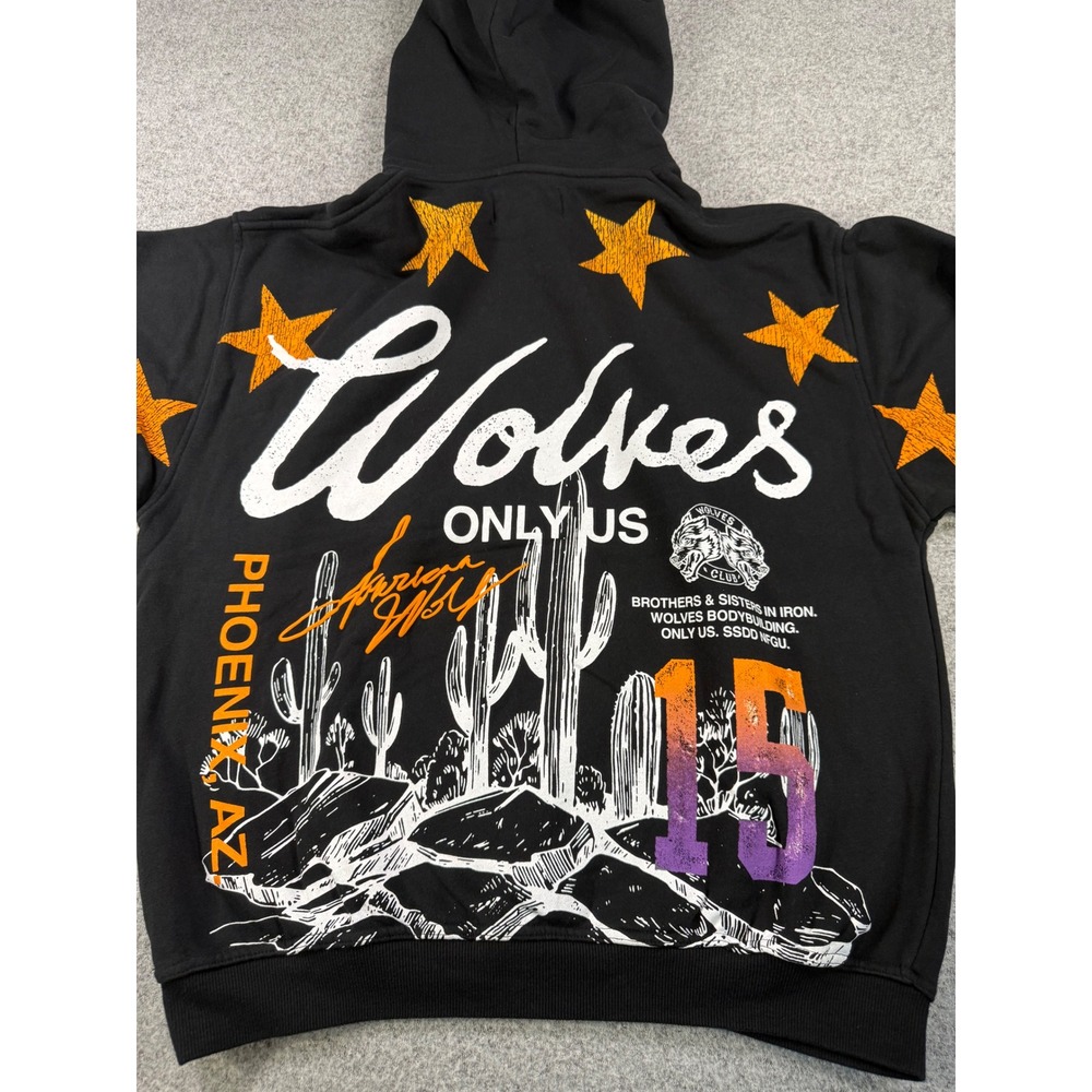 Darc Sport Wolves Only Us Phoenix AZ Hoodie Black Limited Edition 642/1000 Large